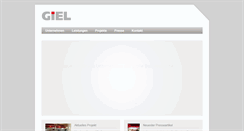 Desktop Screenshot of giel.com