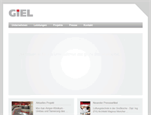 Tablet Screenshot of giel.com